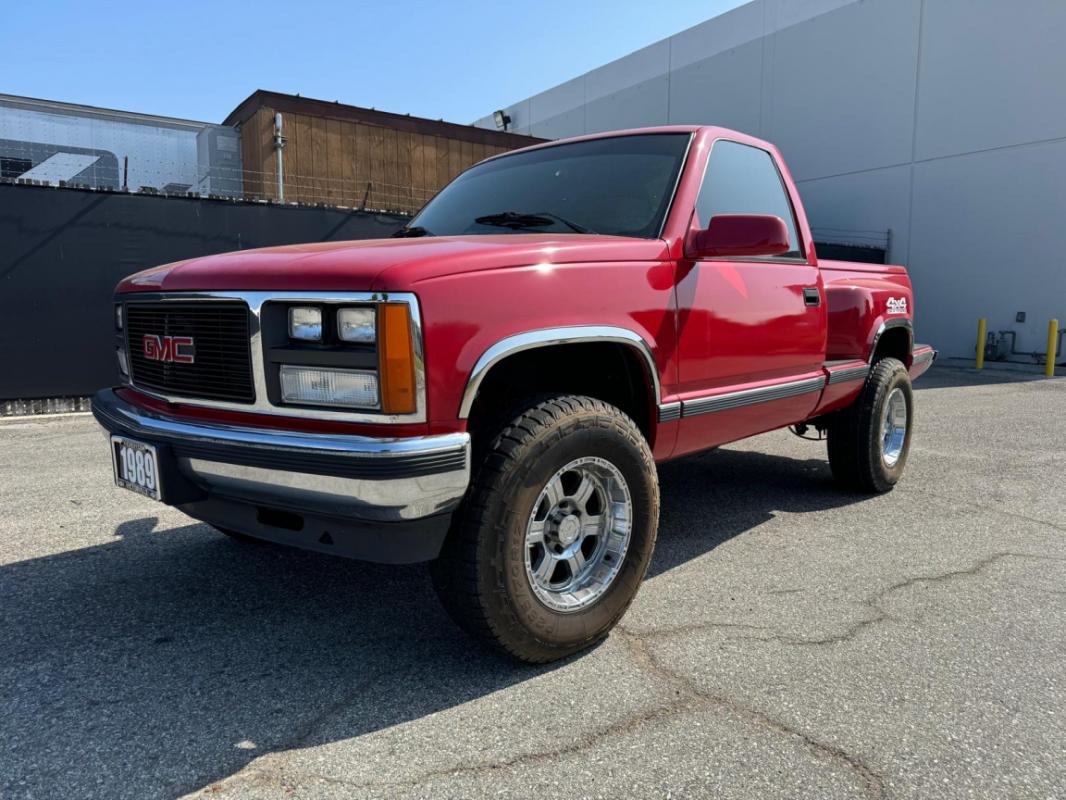 GMC SIERRA - 4X4 350CI V8 ROUGE 1989 (1989)