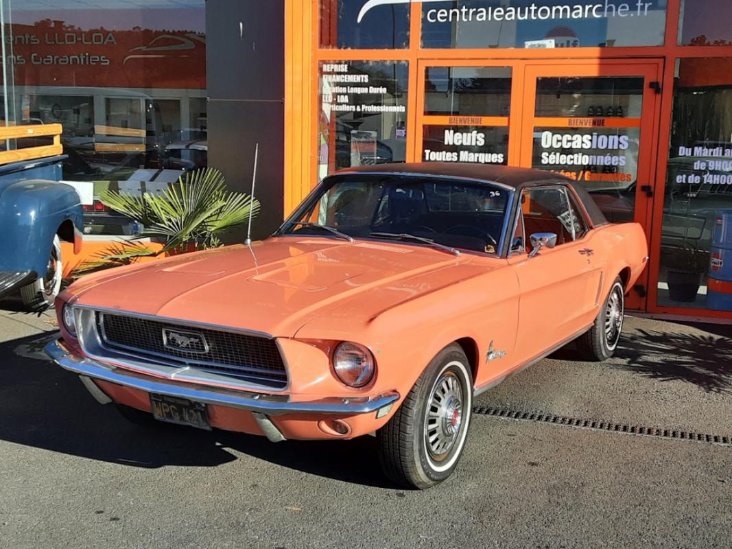 FORD MUSTANG - COUPE TOIT VINYLE CORAIL 289CI V8 (1968)